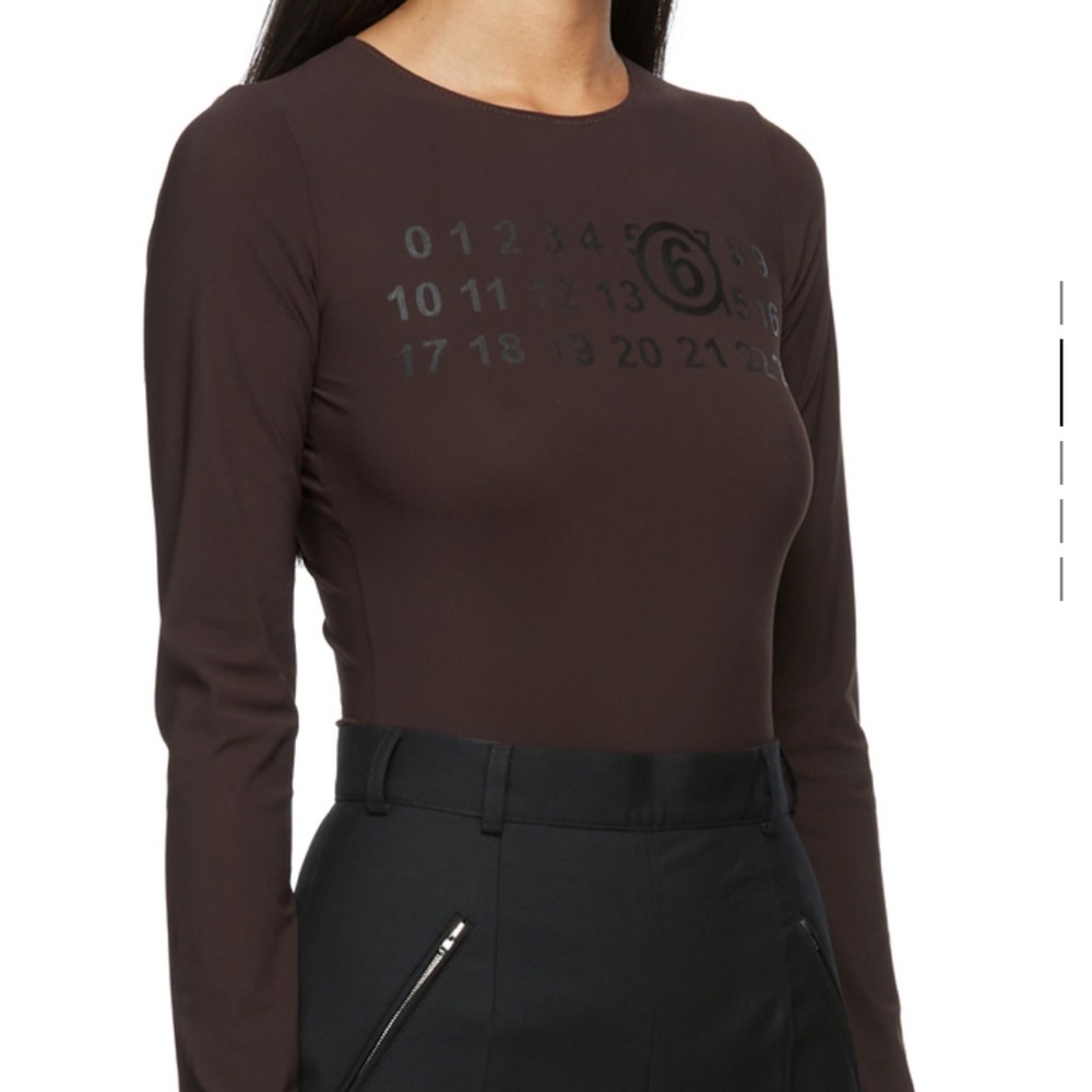 MM6 Margiela Logo Body Suit